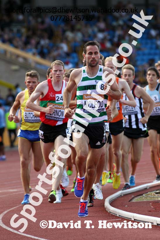 Mens 5000 metres, Sainsbury's British Champs, Alexander Stadium, Birmingham. Photo: David T. Hewitson/Sprts for All Pics